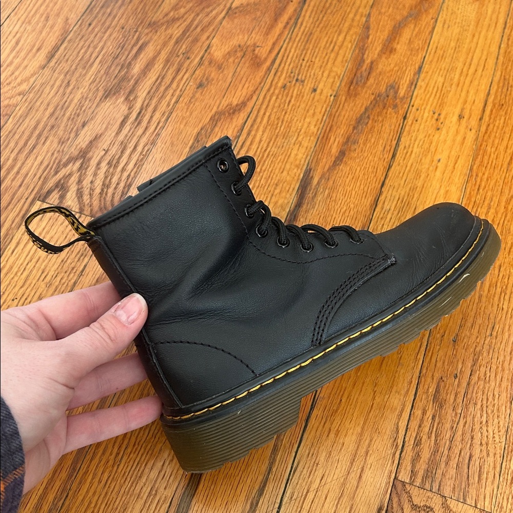 Dr. Martens Black Leather Classic Booties